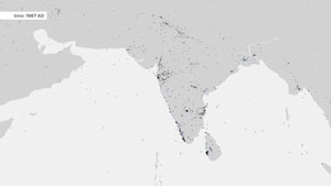 1800 - 2012, India